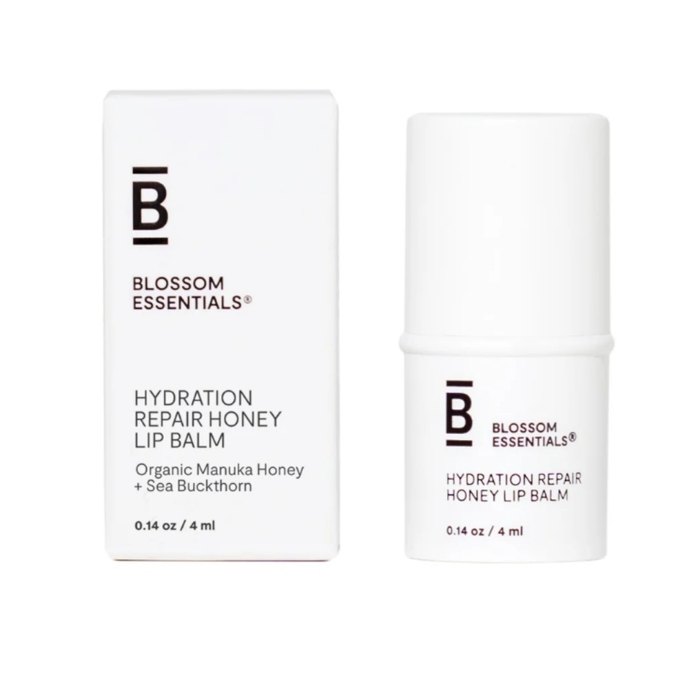 Blossom Essentials Organic Hydration Repair Honey Lip Balm, 4ml, NIB